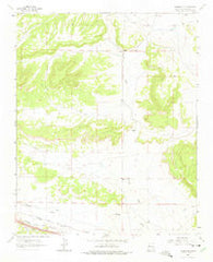 Thoreau New Mexico Historical topographic map, 1:24000 scale, 7.5 X 7.5 Minute, Year 1963