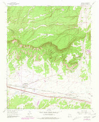 Thoreau New Mexico Historical topographic map, 1:24000 scale, 7.5 X 7.5 Minute, Year 1963