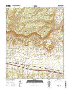 Thoreau New Mexico Historical topographic map, 1:24000 scale, 7.5 X 7.5 Minute, Year 2013