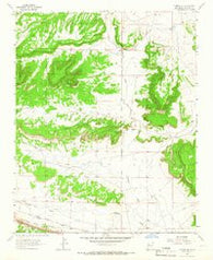 Thoreau NE New Mexico Historical topographic map, 1:24000 scale, 7.5 X 7.5 Minute, Year 1963