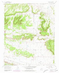 Thoreau NE New Mexico Historical topographic map, 1:24000 scale, 7.5 X 7.5 Minute, Year 1963