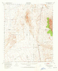 Three Rivers New Mexico Historical topographic map, 1:62500 scale, 15 X 15 Minute, Year 1947