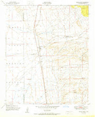 Three Rivers New Mexico Historical topographic map, 1:24000 scale, 7.5 X 7.5 Minute, Year 1950