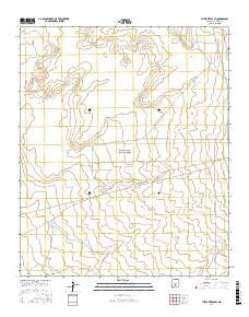 Three Rivers SW New Mexico Current topographic map, 1:24000 scale, 7.5 X 7.5 Minute, Year 2017