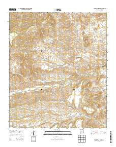 Thumb Tank Peak New Mexico Historical topographic map, 1:24000 scale, 7.5 X 7.5 Minute, Year 2013