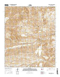 Thumb Tank Peak New Mexico Current topographic map, 1:24000 scale, 7.5 X 7.5 Minute, Year 2017