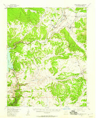 Tierra Amarilla New Mexico Historical topographic map, 1:62500 scale, 15 X 15 Minute, Year 1955