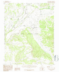 Tierra Amarilla New Mexico Historical topographic map, 1:24000 scale, 7.5 X 7.5 Minute, Year 1983