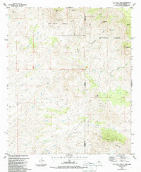 Tillie Hall Peak New Mexico Historical topographic map, 1:24000 scale, 7.5 X 7.5 Minute, Year 1986