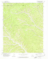 Tin Pan Canyon New Mexico Historical topographic map, 1:24000 scale, 7.5 X 7.5 Minute, Year 1971