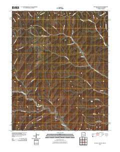 Tin Pan Canyon New Mexico Historical topographic map, 1:24000 scale, 7.5 X 7.5 Minute, Year 2010