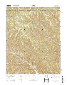 Tin Pan Canyon New Mexico Historical topographic map, 1:24000 scale, 7.5 X 7.5 Minute, Year 2013