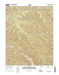Tin Pan Canyon New Mexico Current topographic map, 1:24000 scale, 7.5 X 7.5 Minute, Year 2017