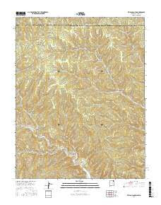 Tin Pan Canyon New Mexico Current topographic map, 1:24000 scale, 7.5 X 7.5 Minute, Year 2017