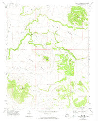 Tinaja Mountain New Mexico Historical topographic map, 1:24000 scale, 7.5 X 7.5 Minute, Year 1971