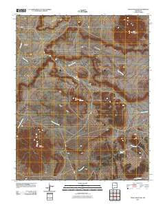 Tinaja Mountain New Mexico Historical topographic map, 1:24000 scale, 7.5 X 7.5 Minute, Year 2010