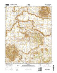 Tinaja Mountain New Mexico Current topographic map, 1:24000 scale, 7.5 X 7.5 Minute, Year 2013