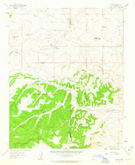 Tinian New Mexico Historical topographic map, 1:24000 scale, 7.5 X 7.5 Minute, Year 1961