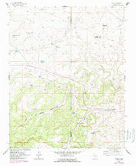Tinian New Mexico Historical topographic map, 1:24000 scale, 7.5 X 7.5 Minute, Year 1961