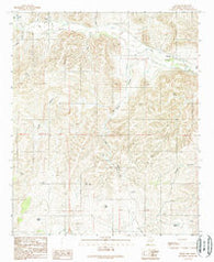 Tinnie New Mexico Historical topographic map, 1:24000 scale, 7.5 X 7.5 Minute, Year 1989