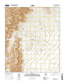 Tip Top Canyon New Mexico Current topographic map, 1:24000 scale, 7.5 X 7.5 Minute, Year 2017