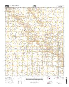 Tip Top Wells New Mexico Current topographic map, 1:24000 scale, 7.5 X 7.5 Minute, Year 2017