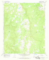 Toadlena New Mexico Historical topographic map, 1:24000 scale, 7.5 X 7.5 Minute, Year 1966