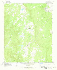 Toadlena New Mexico Historical topographic map, 1:24000 scale, 7.5 X 7.5 Minute, Year 1966