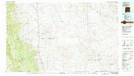 Toadlena New Mexico Historical topographic map, 1:100000 scale, 30 X 60 Minute, Year 1980