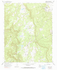 Toadlena New Mexico Historical topographic map, 1:24000 scale, 7.5 X 7.5 Minute, Year 1966