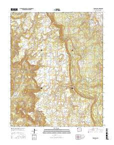 Toadlena New Mexico Current topographic map, 1:24000 scale, 7.5 X 7.5 Minute, Year 2017