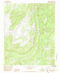 Todilto Park New Mexico Historical topographic map, 1:24000 scale, 7.5 X 7.5 Minute, Year 1982
