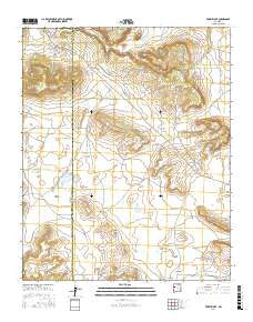 Togeye Lake New Mexico Current topographic map, 1:24000 scale, 7.5 X 7.5 Minute, Year 2017