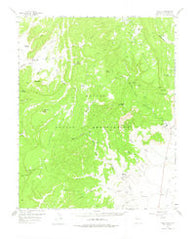 Tohatchi New Mexico Historical topographic map, 1:62500 scale, 15 X 15 Minute, Year 1955