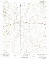 Tolar New Mexico Historical topographic map, 1:24000 scale, 7.5 X 7.5 Minute, Year 1973