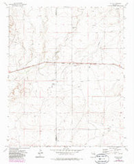 Tolar New Mexico Historical topographic map, 1:24000 scale, 7.5 X 7.5 Minute, Year 1973