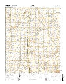 Tolar SW New Mexico Current topographic map, 1:24000 scale, 7.5 X 7.5 Minute, Year 2017