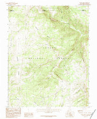 Toltec Mesa New Mexico Historical topographic map, 1:24000 scale, 7.5 X 7.5 Minute, Year 1983