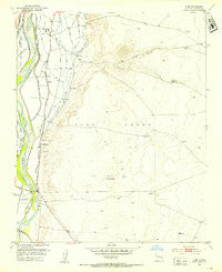 Tome New Mexico Historical topographic map, 1:24000 scale, 7.5 X 7.5 Minute, Year 1952