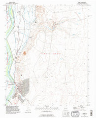 Tome New Mexico Historical topographic map, 1:24000 scale, 7.5 X 7.5 Minute, Year 1991