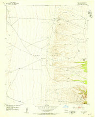 Tome NE New Mexico Historical topographic map, 1:24000 scale, 7.5 X 7.5 Minute, Year 1952