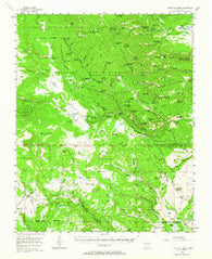 Tooth Of Time New Mexico Historical topographic map, 1:62500 scale, 15 X 15 Minute, Year 1956