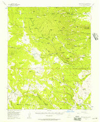 Tooth Of Time New Mexico Historical topographic map, 1:62500 scale, 15 X 15 Minute, Year 1956