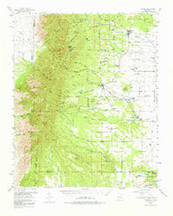 Torreon New Mexico Historical topographic map, 1:62500 scale, 15 X 15 Minute, Year 1954