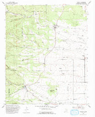 Torreon New Mexico Historical topographic map, 1:24000 scale, 7.5 X 7.5 Minute, Year 1954