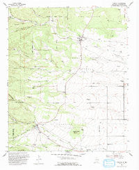 Torreon New Mexico Historical topographic map, 1:24000 scale, 7.5 X 7.5 Minute, Year 1954