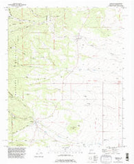 Torreon New Mexico Historical topographic map, 1:24000 scale, 7.5 X 7.5 Minute, Year 1991