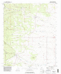 Torreon New Mexico Historical topographic map, 1:24000 scale, 7.5 X 7.5 Minute, Year 1991