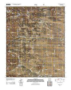 Torreon New Mexico Historical topographic map, 1:24000 scale, 7.5 X 7.5 Minute, Year 2011