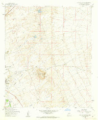 Tortugas Mountain New Mexico Historical topographic map, 1:24000 scale, 7.5 X 7.5 Minute, Year 1955